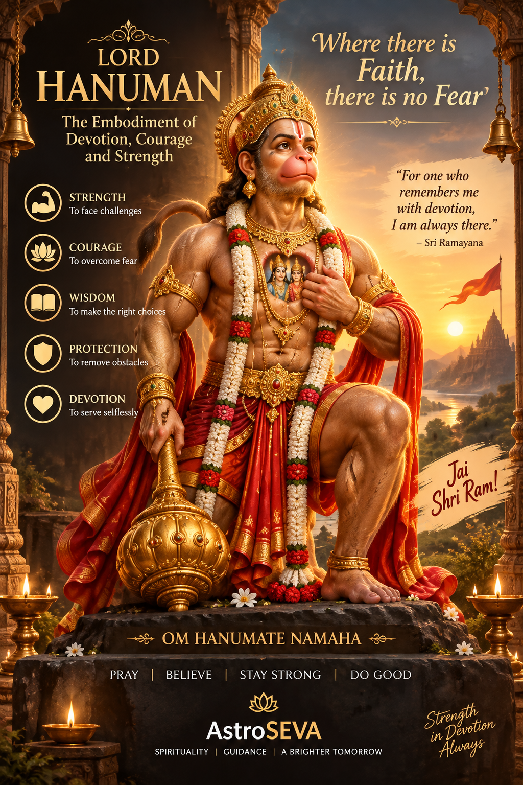 Lord Hanuman: Hanuman Chalisa, Benefits, Temples & Worship | AstroSEVA
